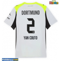 Borussia Dortmund Yan Couto #2 Auswärtstrikot 2025-26 Kurzarm
